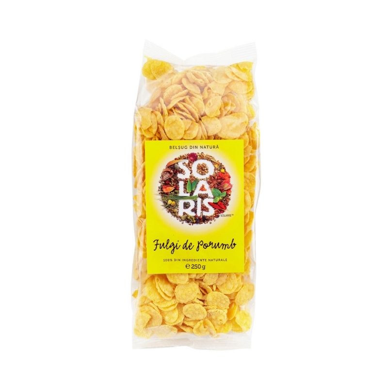 SOLARIS Fulgi de Porumb, 250g 250g imagine noua