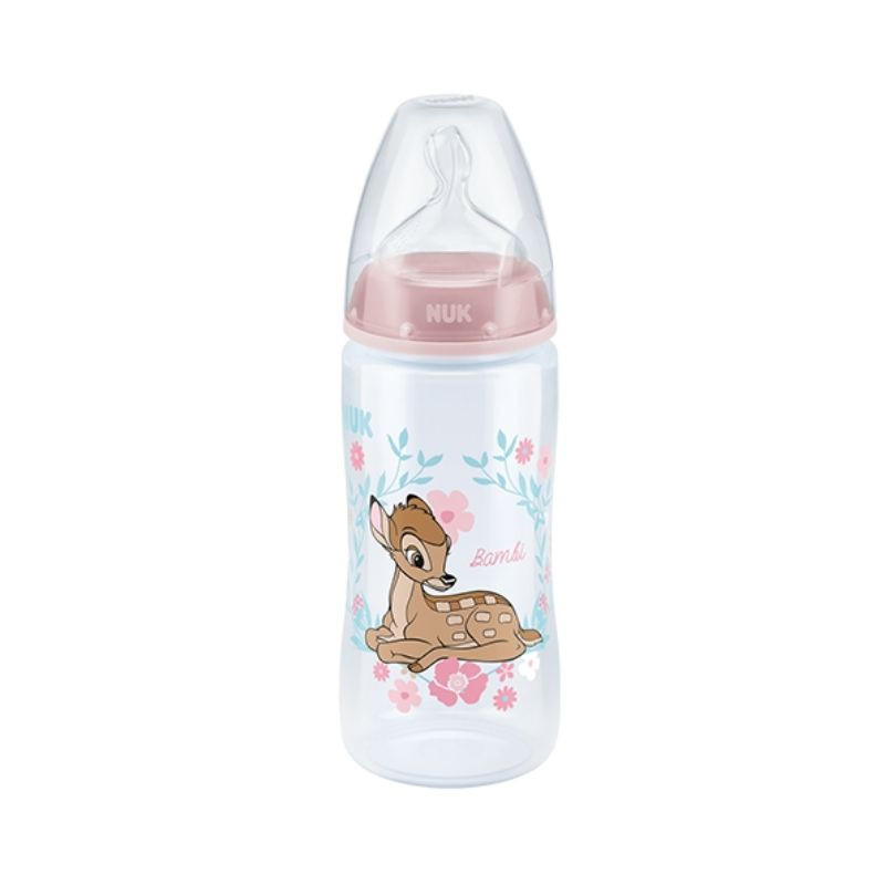 NUK First Choice Disney Bambi, Biberon cu Controlul Temperaturii, 6-18luni, 300ml 300ml imagine 2022