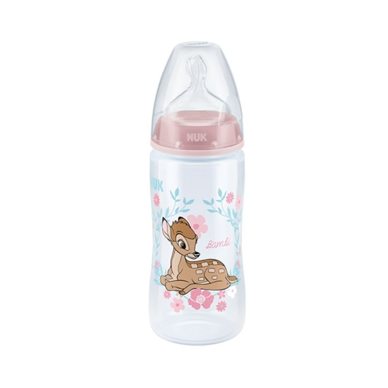 NUK First Choice Disney Bambi, Biberon cu Controlul Temperaturii, 6-18luni, 300ml