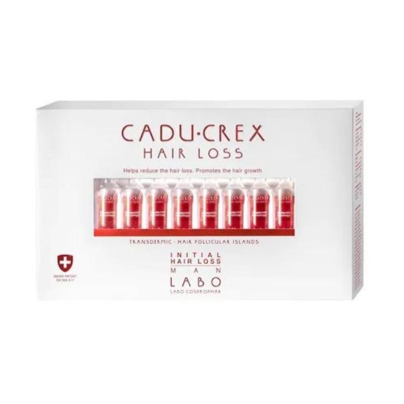 CADU-CREX Tratament impotriva caderii parului stadiu initial barbati, 40 fiole barbati imagine noua