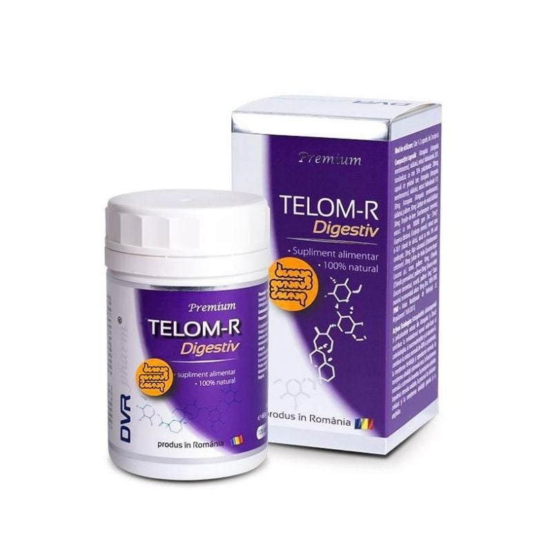 DVR Pharm Telom-R digestiv, 120 capsule