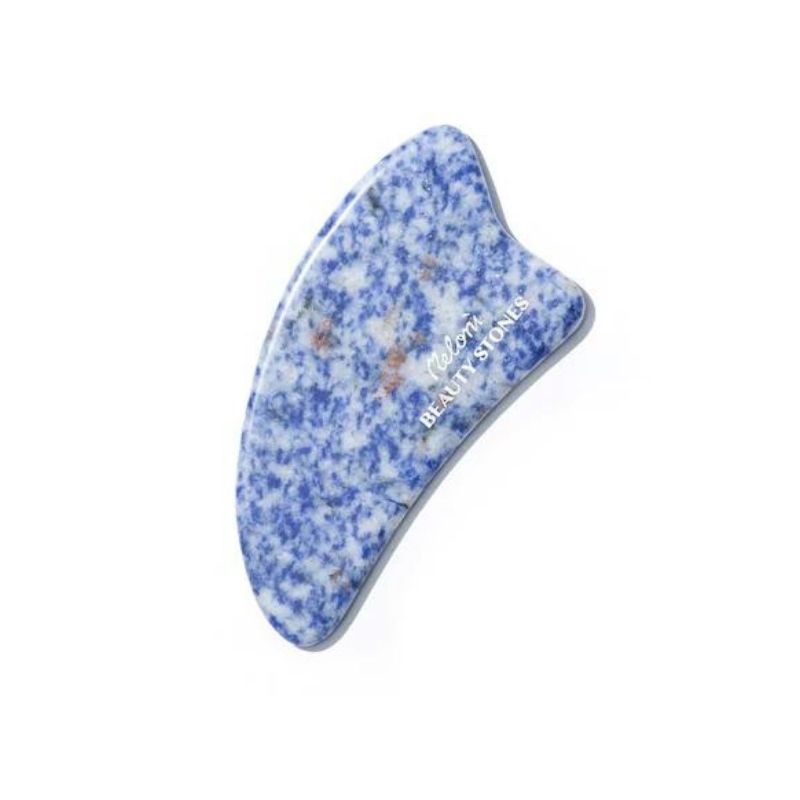 Meloni Piatra Gua Sha din Sodalit, pentru masaj facial accesorii imagine noua