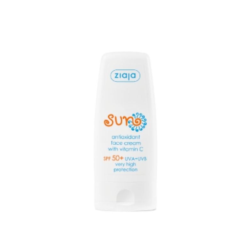 Ziaja Sun Crema Antioxidanta Pentru Ten Cu Vitamina C, Spf50, 50ml