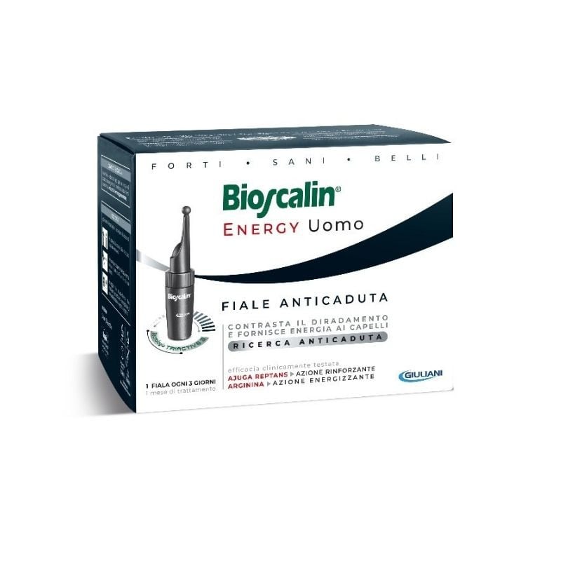 Bioscalin Energy Tratament energizant impotriva caderii parului pentru barbati, 10 fiole barbati imagine 2022