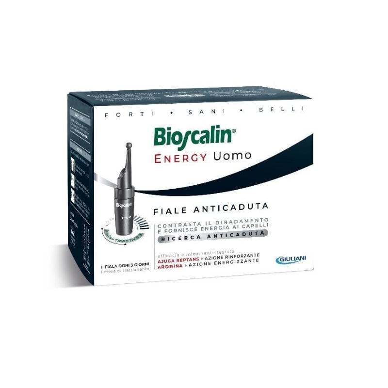 Bioscalin Energy Tratament Energizant Impotriva Caderii Parului Pentru Barbati, 10 Fiole