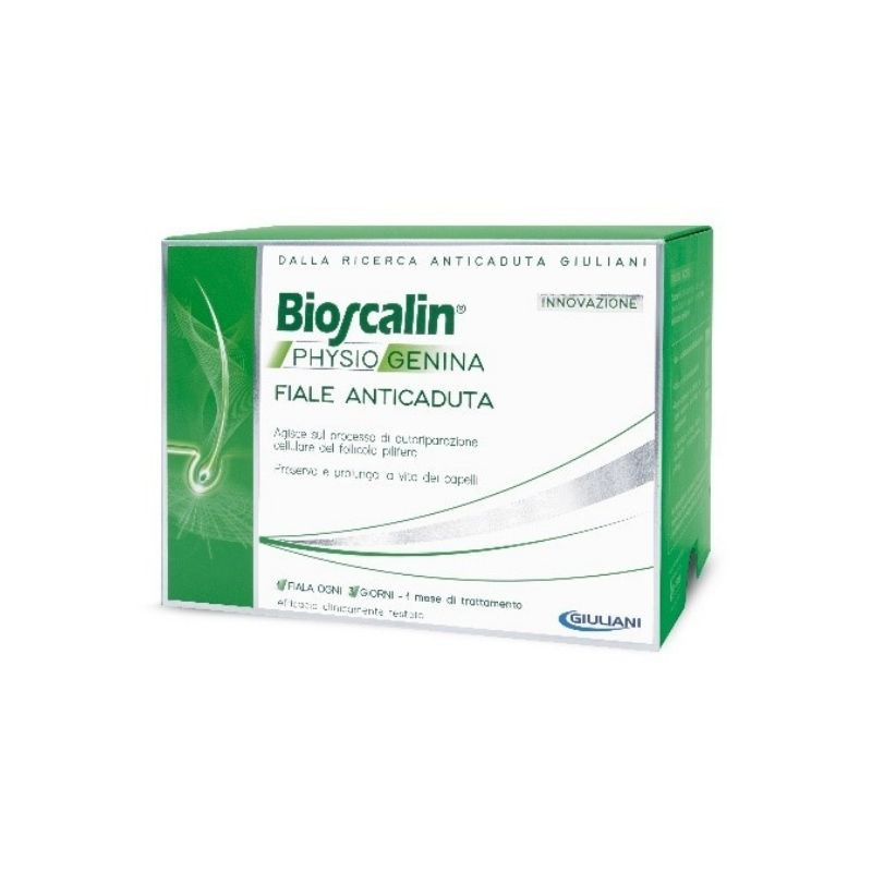 Bioscalin Physiogenina Tratament revitalizant impotriva caderii parului, 10 fiole Bioscalin imagine noua