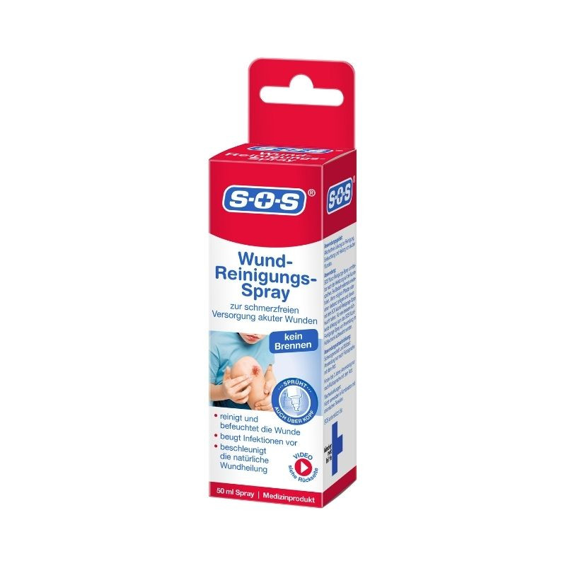 SOS Spray pentru curatarea plagilor, 50ml 50ml imagine noua