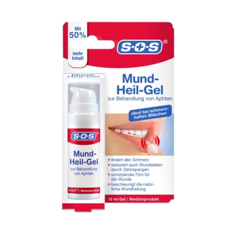 SOS Gel tratare afte bucale, 15ml 15ml imagine noua