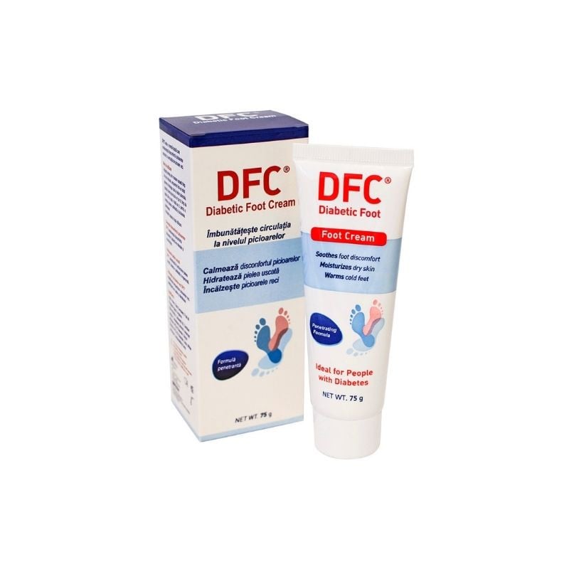 Dfc Diabetic Foot Cream, Crema Pentru Picioare, 75g