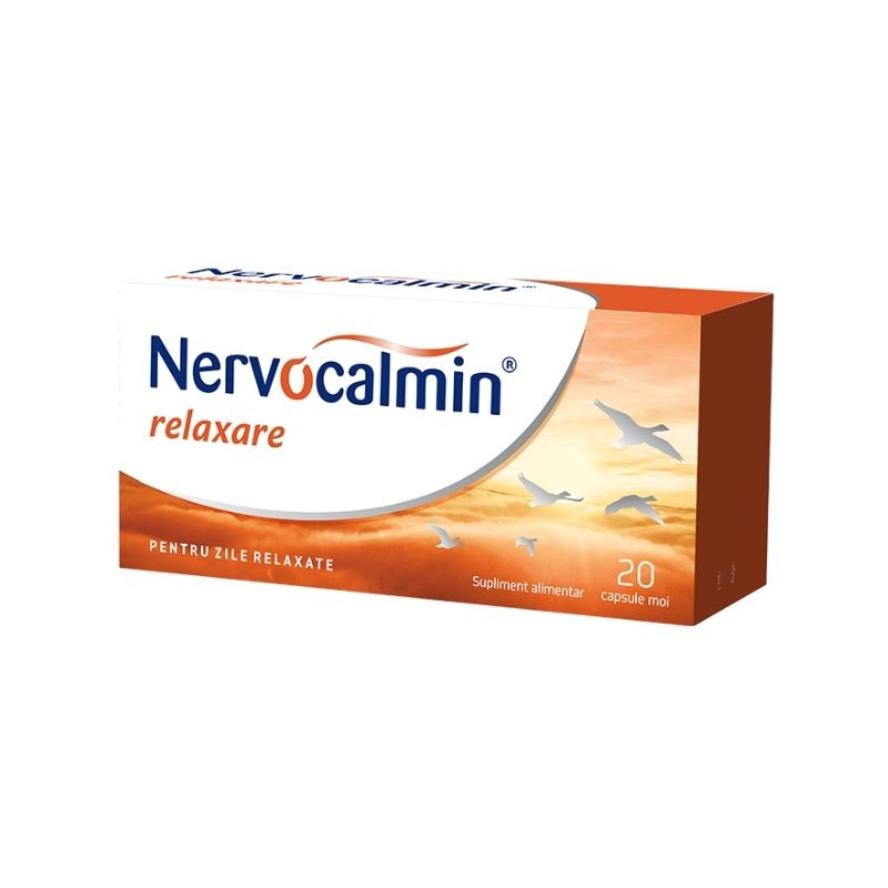 Nervocalmin relaxare, 20 capsule Stres si somn 2023-09-22