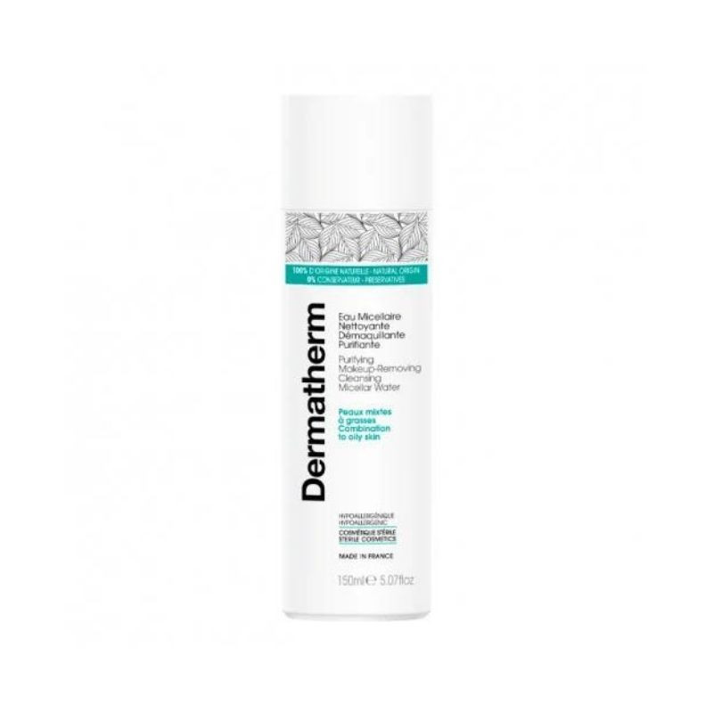 Dermatherm Apa micelara organica purifianta pentru ten mixt si gras, 150ml 150ml imagine teramed.ro
