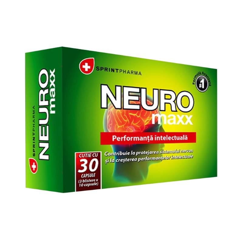 Neuro maxx x 30 caps. Activitate imagine teramed.ro