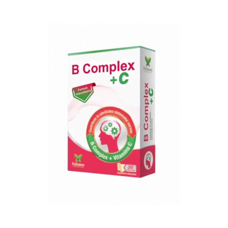 Polisano B Complex + C, 30 capsule