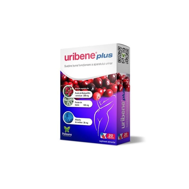 Polisano Uribene plus, 20 capsule Genito-urinar 2023-10-03