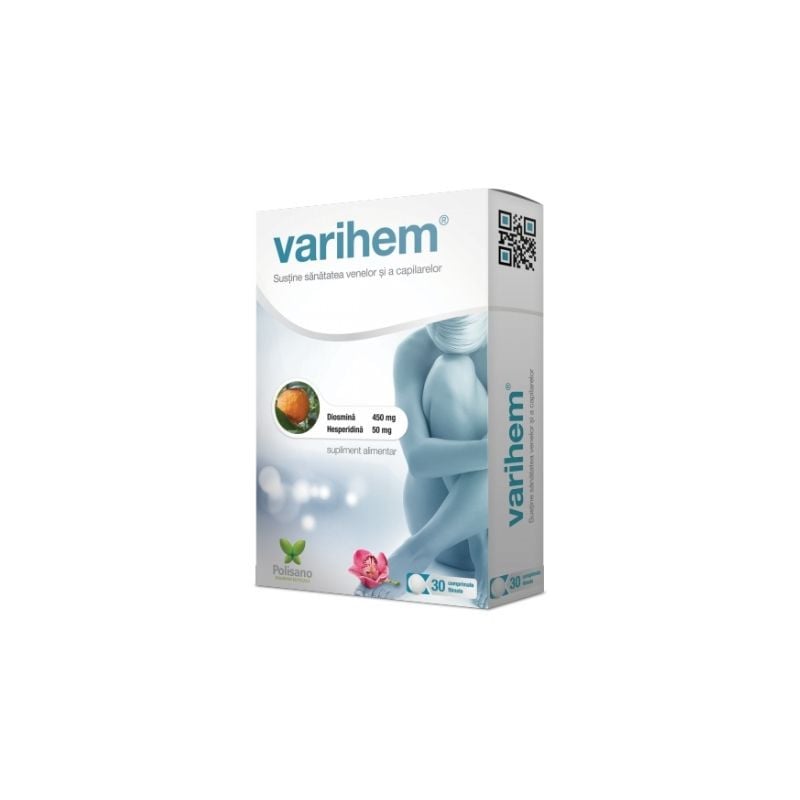Polisano Varihem, 30 comprimate Varice 2023-09-22 3