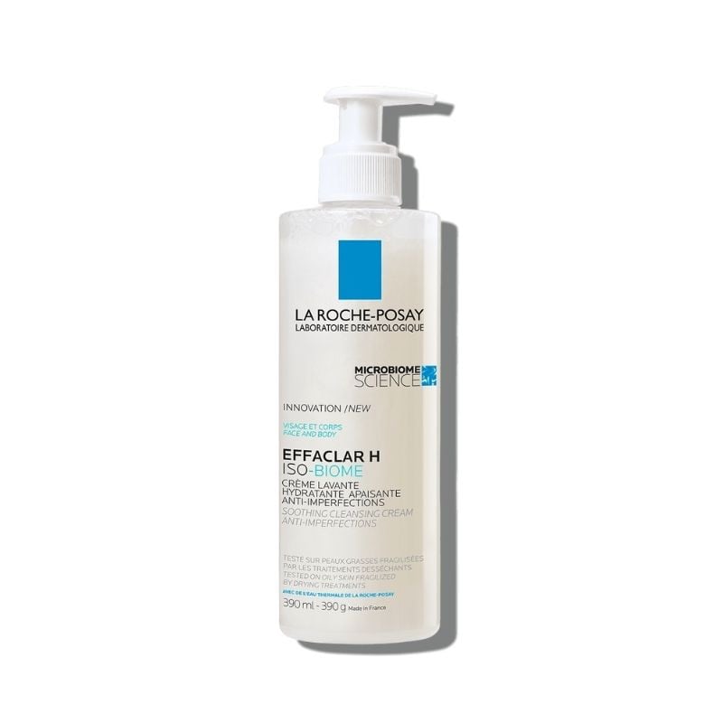 La Roche-posay Effaclar H Iso-biome Crema Spalare, 390 Ml