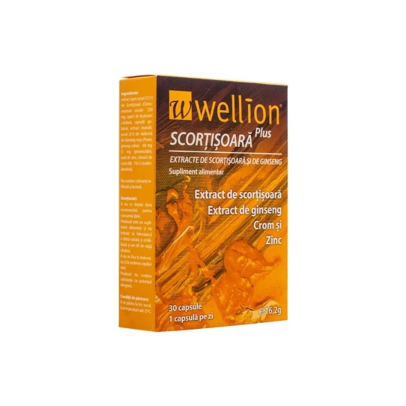 Wellion Scortisoara Plus, 30 capsule