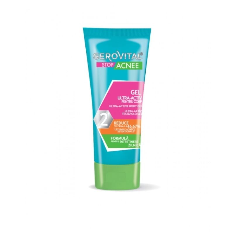 Gerovital Stop Acnee Gel Ultra-activ Pentru Corp, 50ml