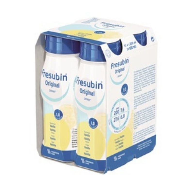 Fresubin original Drink vanilie, 4 flacoane EasyBottle, 200 ml 200% imagine noua
