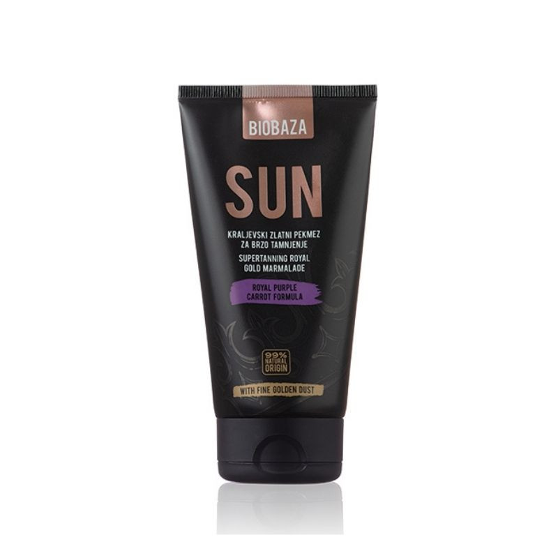 Biobaza Sun Crema acceleratoare bronzanta cu aur, 150 ml