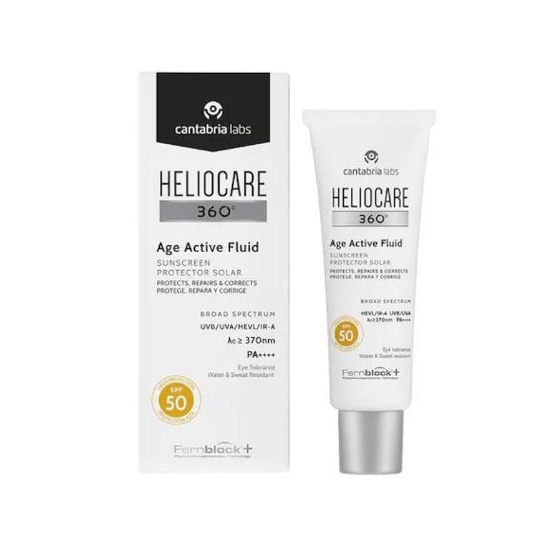 Cantabria Heliocare 360 Age Activ fluid SPF50, 50ml Frumusete si ingrijire