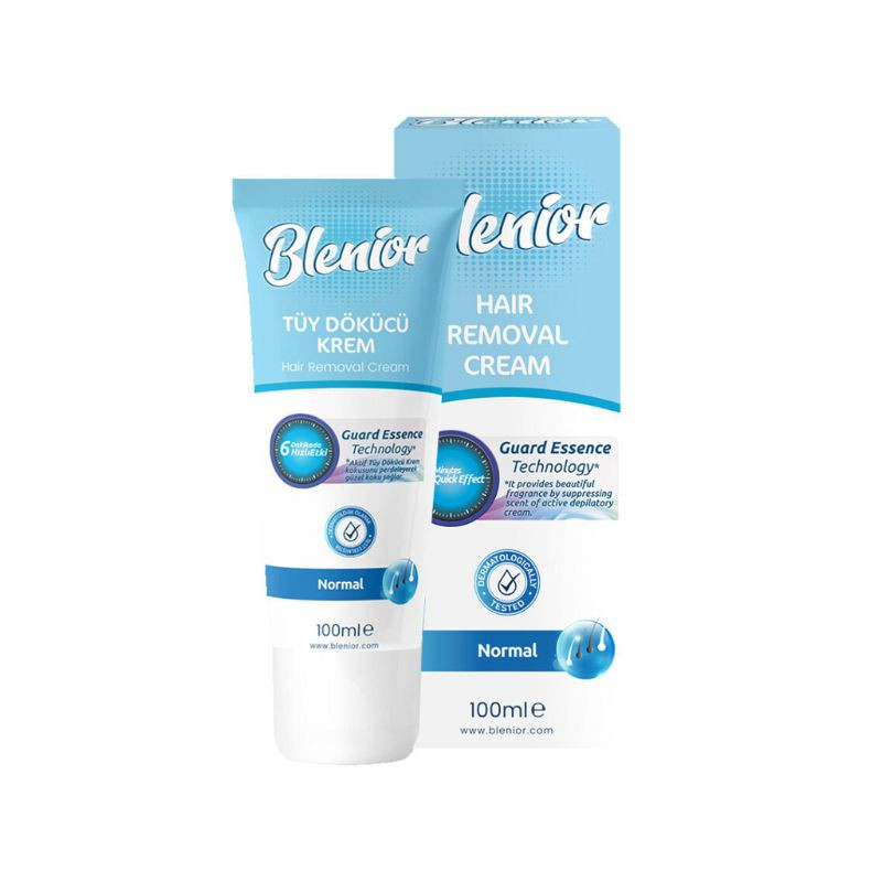 Blenior Crema depilatoare – par normal, 100ml 100ml imagine noua