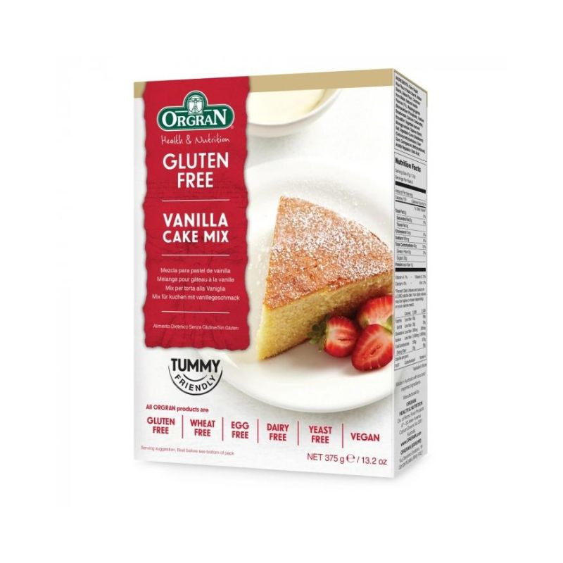 ORGRAN Amestec pentru tort de vanilie, 375g 375g imagine teramed.ro