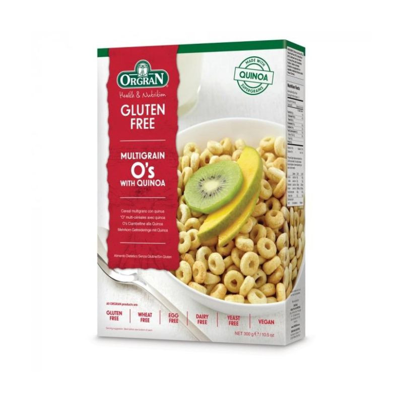 ORGRAN Cercuri multicereale pentru mic dejun cu quinoa, 300g Alimente fara gluten 2023-10-03