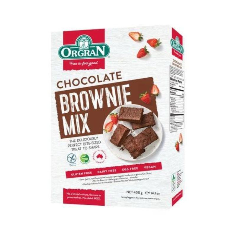 ORGRAN Amestec prajitura cu ciocolata negresa, 400g 400g imagine teramed.ro