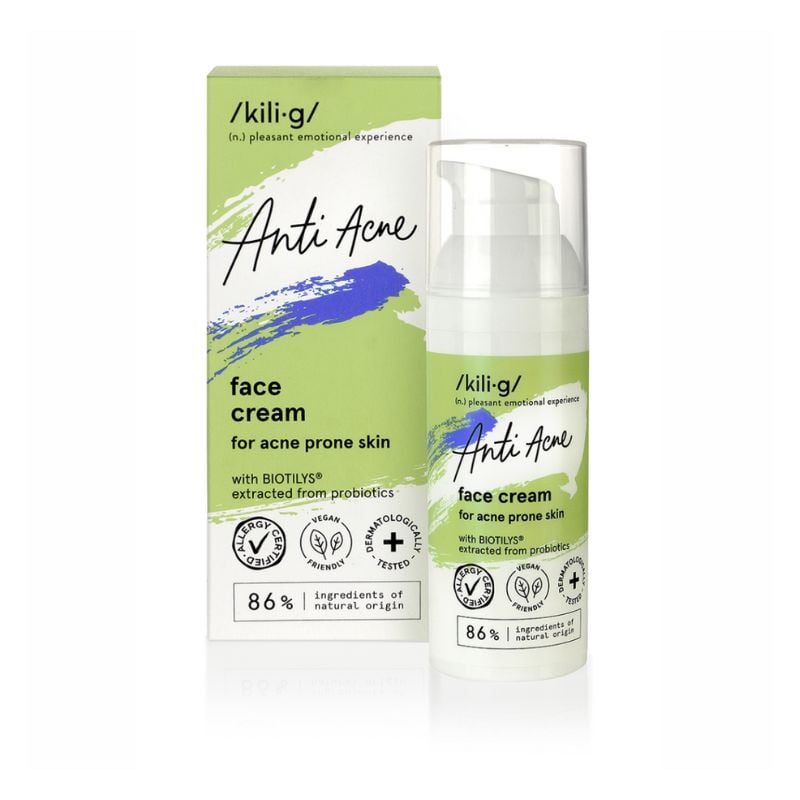 Kilig Anti Acne Crema Fata Anti-acnee, 50ml