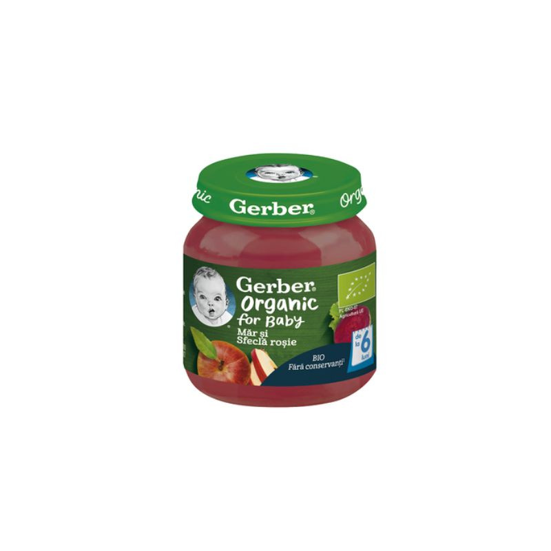 Gerber Bio Piure mar si sfecla rosie, 125g Mama si copilul 2023-10-01