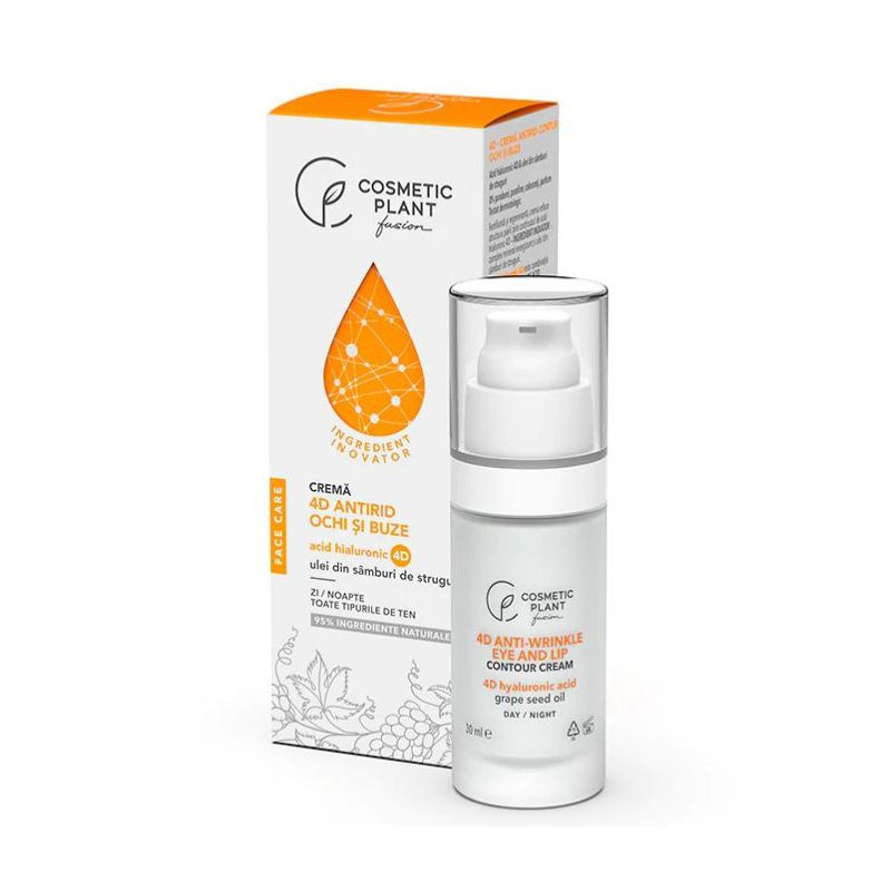 Cosmetic Plant Crema antirid contur ochi si buze, 30 ml antirid imagine noua