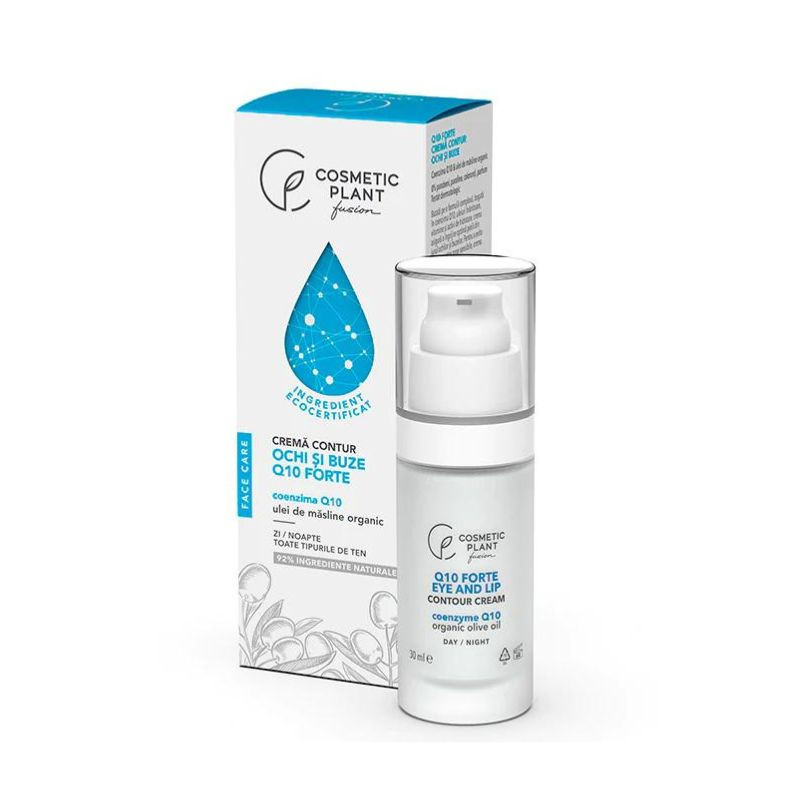 Cosmetic Plant Crema contur ochi si buze cu coenzima Q10 Forte, 30ml Frumusete si ingrijire 2023-09-22