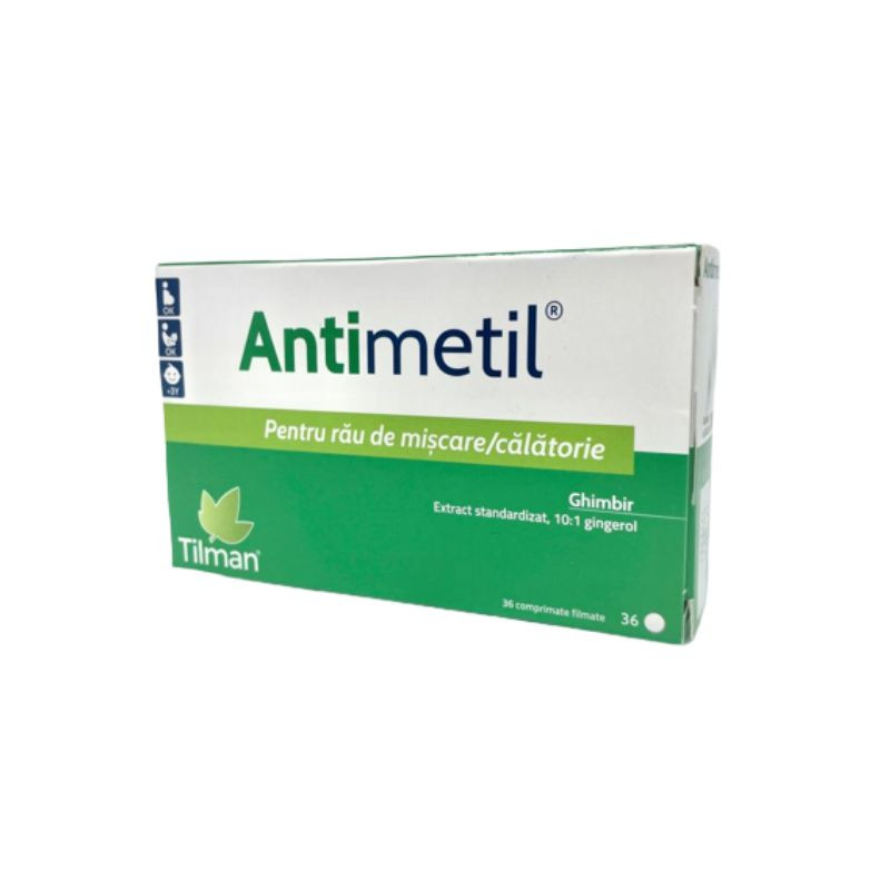 Antimetil, 36 comprimate Rau de miscare 2023-09-22