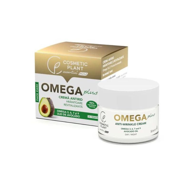 Cosmetic Plant Crema antirid hranitoare revitalizanta cu Omega 3,6,7,9 si ulei de avocado, 50ml 3679 imagine noua