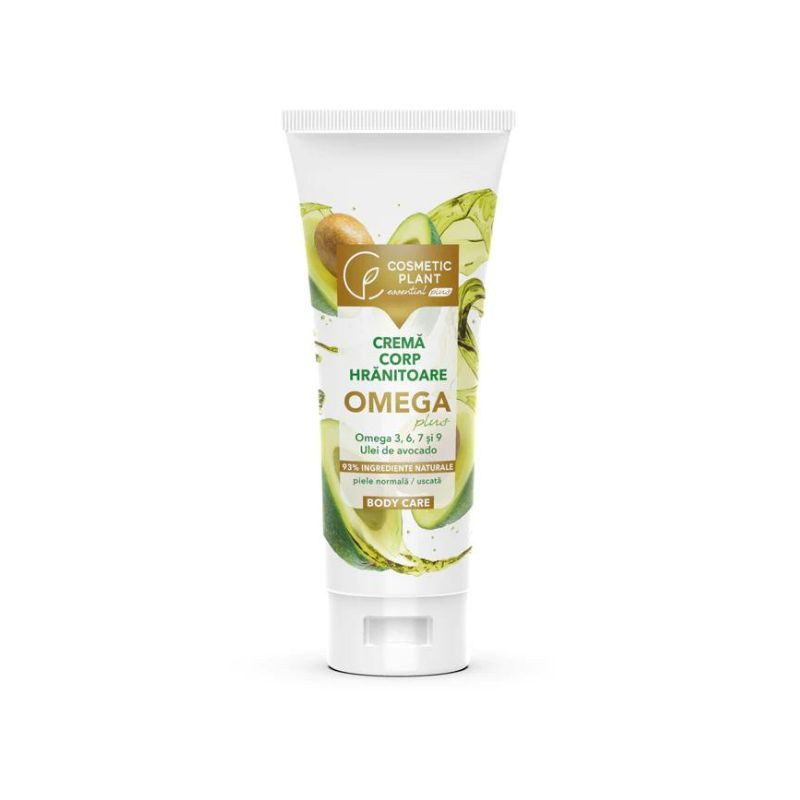 Cosmetic Plant Crema corp hranitoare cu Omega 3,6,7,9 si ulei de avocado, 200ml 200ml imagine 2022