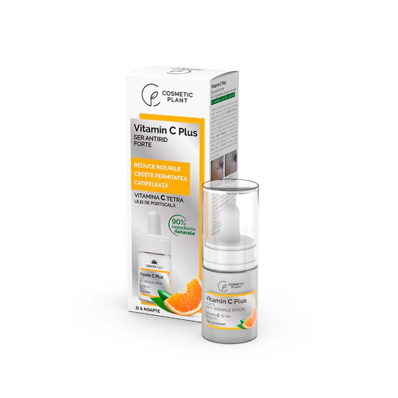 Ser antirid forte Vitamin C Plus, 15ml, Cosmetic Plant 15ml imagine noua