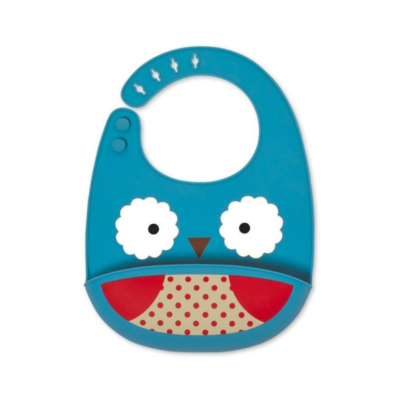 Skip Hop Bavetica din silicon, Bufnita accesorii imagine noua