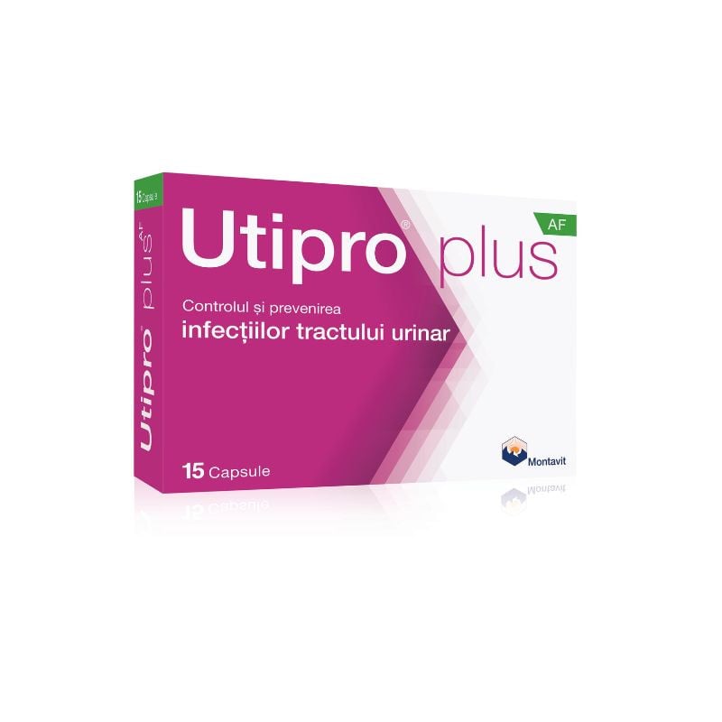 Utipro Plus AF, 15 capsule Genito-urinar 2023-10-03