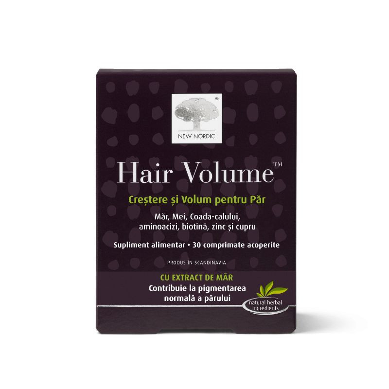 New Nordic Hair Volume crestere si volum pentru par, 30 tablete Frumusete si ingrijire