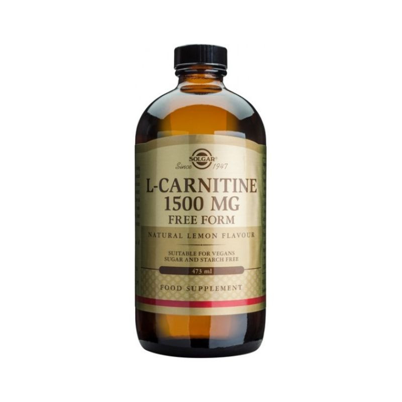 Solgar L-Carnitine 1500 mg Liquid, 473ml La Reducere 1500