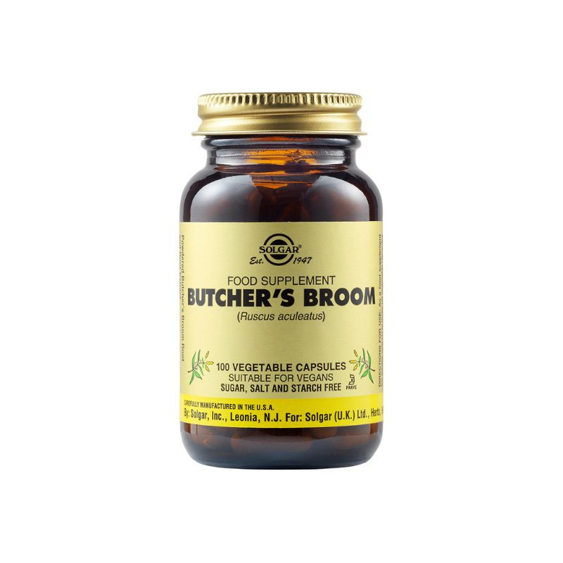 Solgar Butcher’s Broom ( Ghimpe Paduret), 100 capsule 100