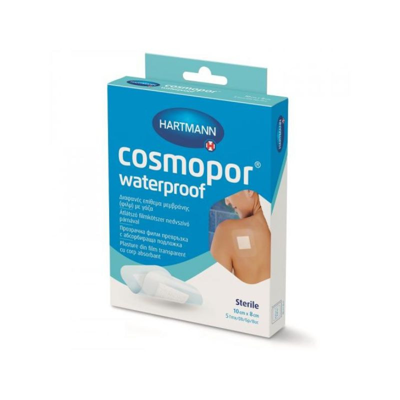 Hartmann cosmopor waterproof plasturi 10x8cm, 5 bucati