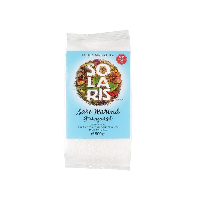 SOLARIS Sare marina grunjoasa, 500g 500g imagine 2022