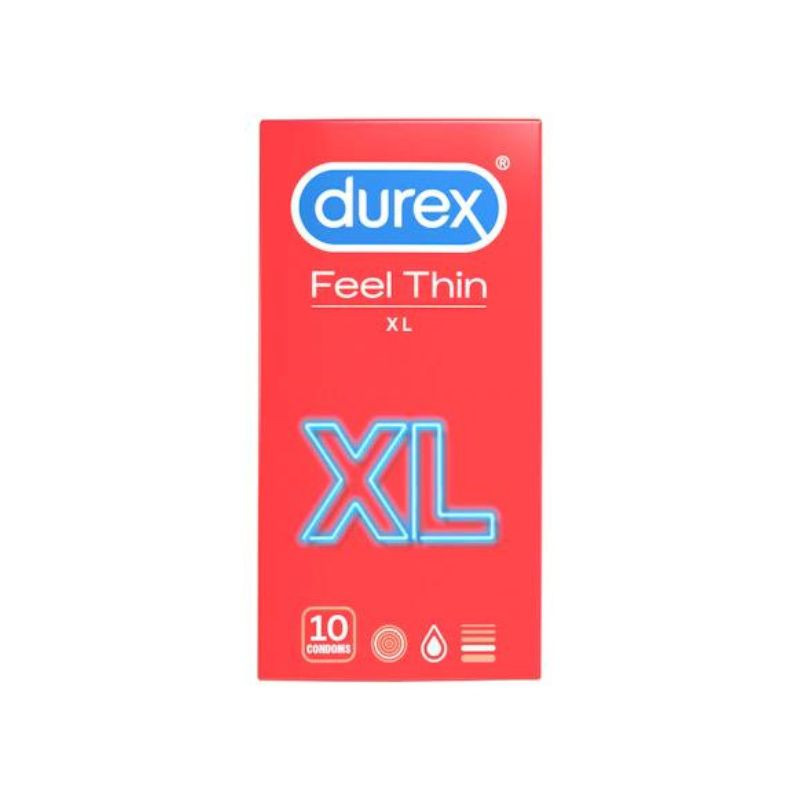 Durex Prezervative Feel Thin XL, 10 bucati farmacie nonstop online pret mic aptta