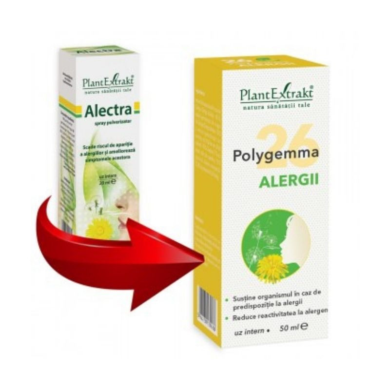 PlantExtrakt POLYGEMMA Nr.26 Alergii, 50 ml Alergii imagine teramed.ro