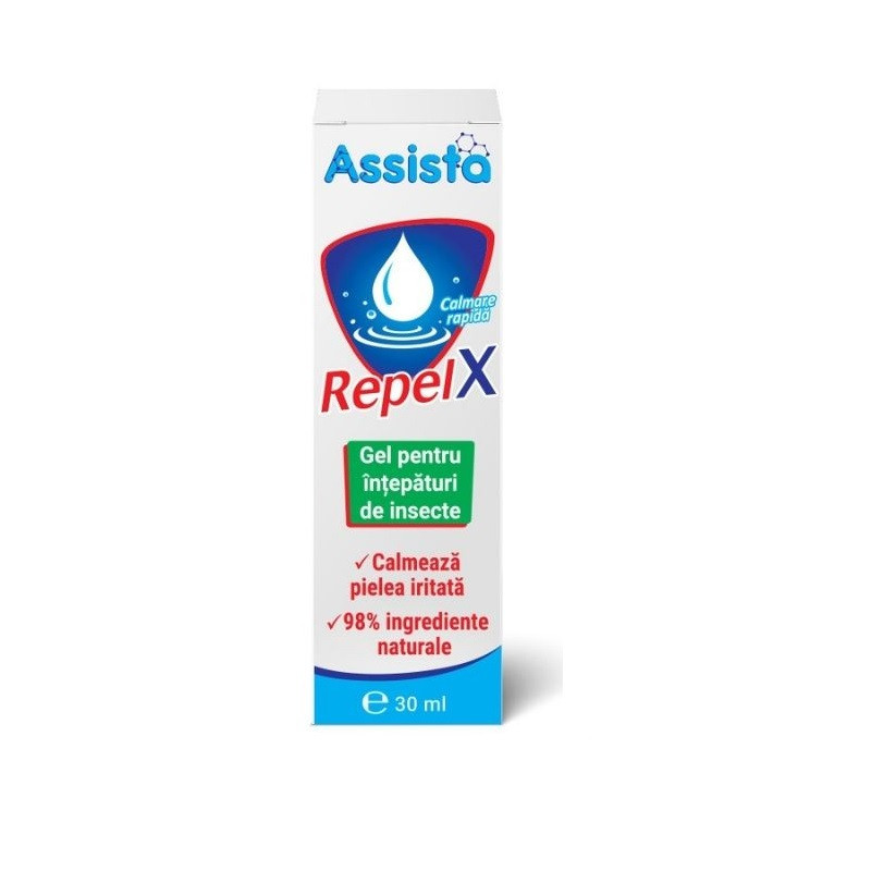Assista RepelX Gel intepaturi de insecte, 30ml