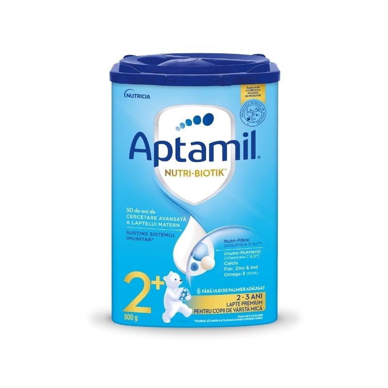 Aptamil® Nutri-biotik™ 2+, Lapte Pentru Copii 2+ Ani, 800 G