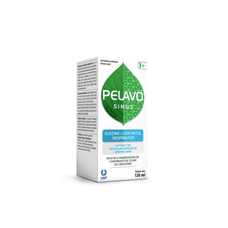 USP Romania Pelavo Sinus Solutie orala, 120ml 120ml imagine noua