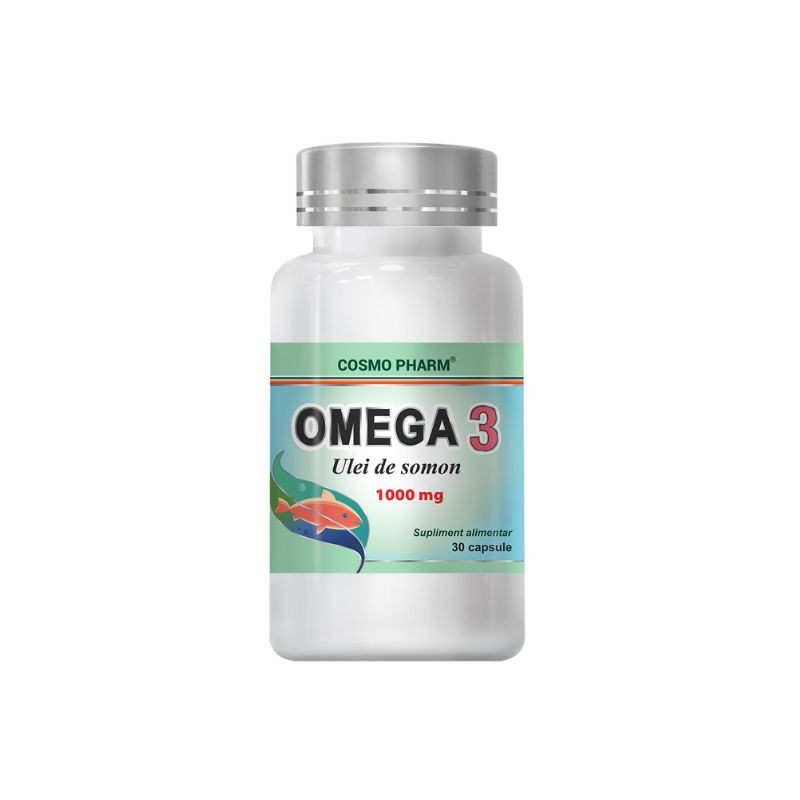 Cosmopharm Omega 3 Ulei de Somon 1000 mg, 30 capsule Scaderea colesterolului 2023-09-22